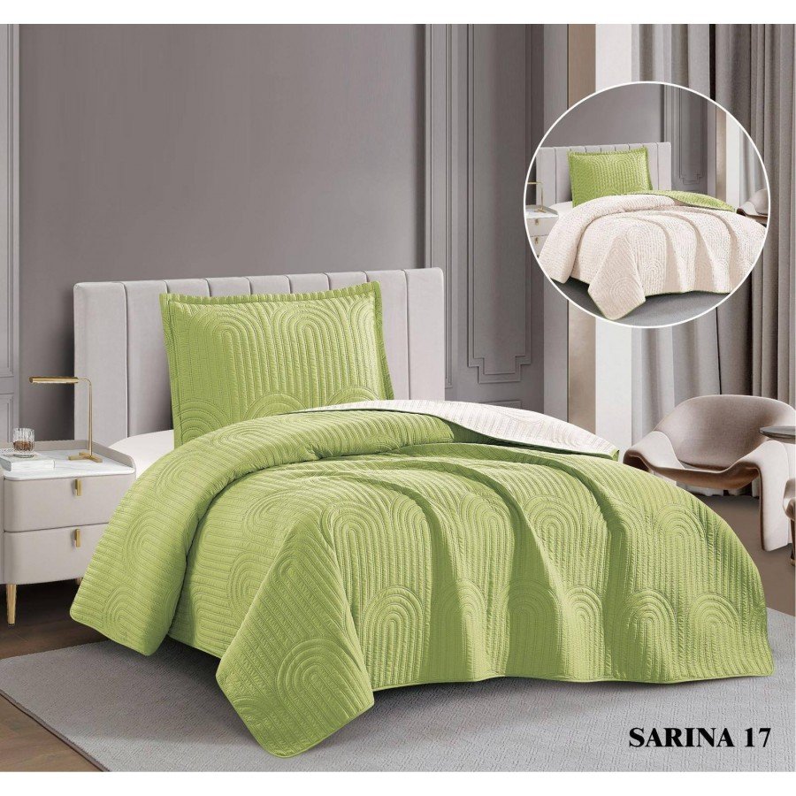 شرشف جوبلين مفرد سارينا سادة دبل فيس 3 قطع – قطن 100%