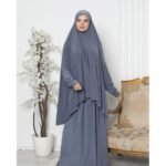 طقم أواعي صلاة سادة – لايكرا فاخر صناعة يدوية 100%