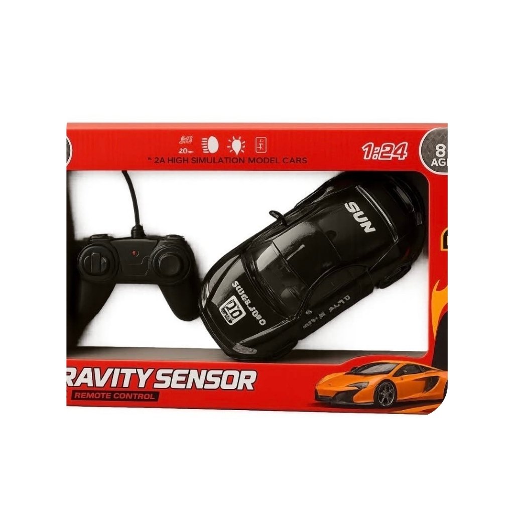 سيارة رياضية سوداء ريموت