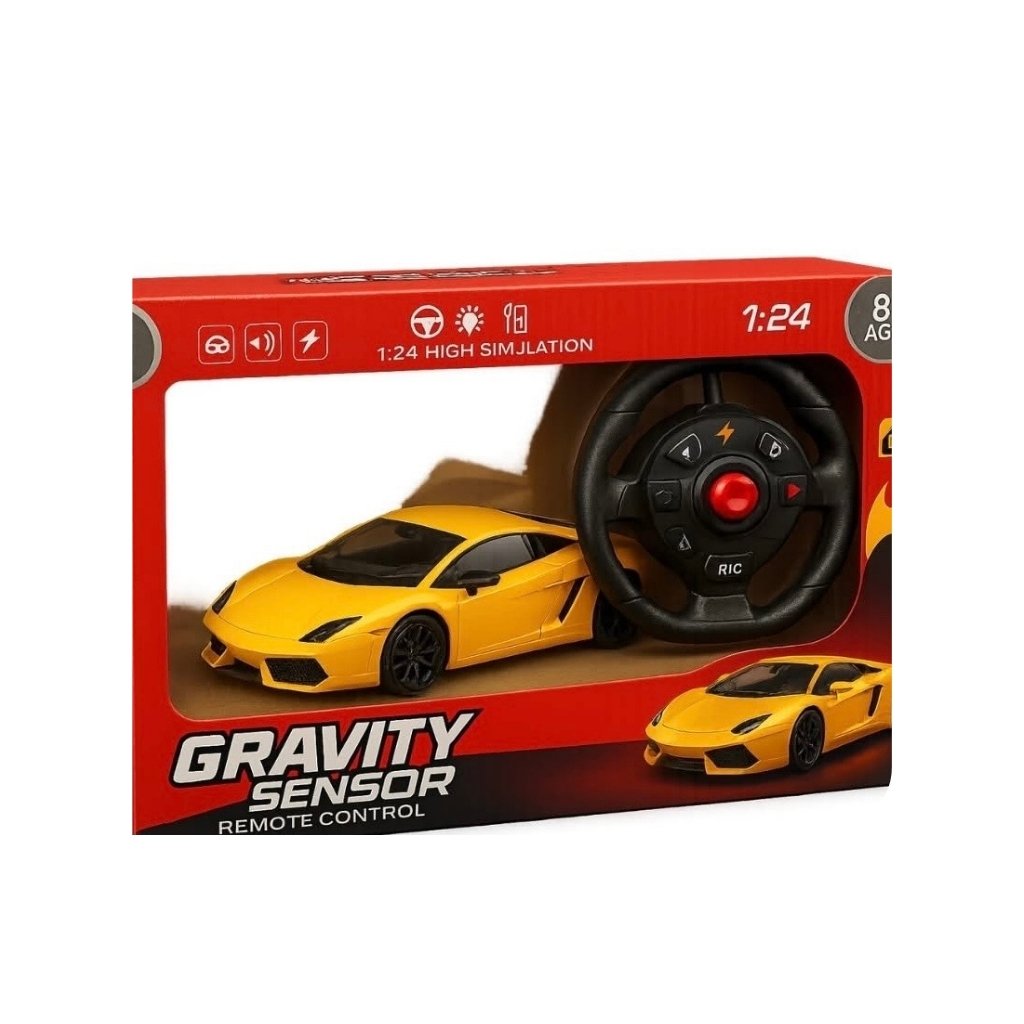 سيارة سباق صفراء ريموت