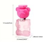 عطر أطفال شكل دب – أزرق/زهري برائحة لطيفة وثبات خفيف | متجر ببلاش